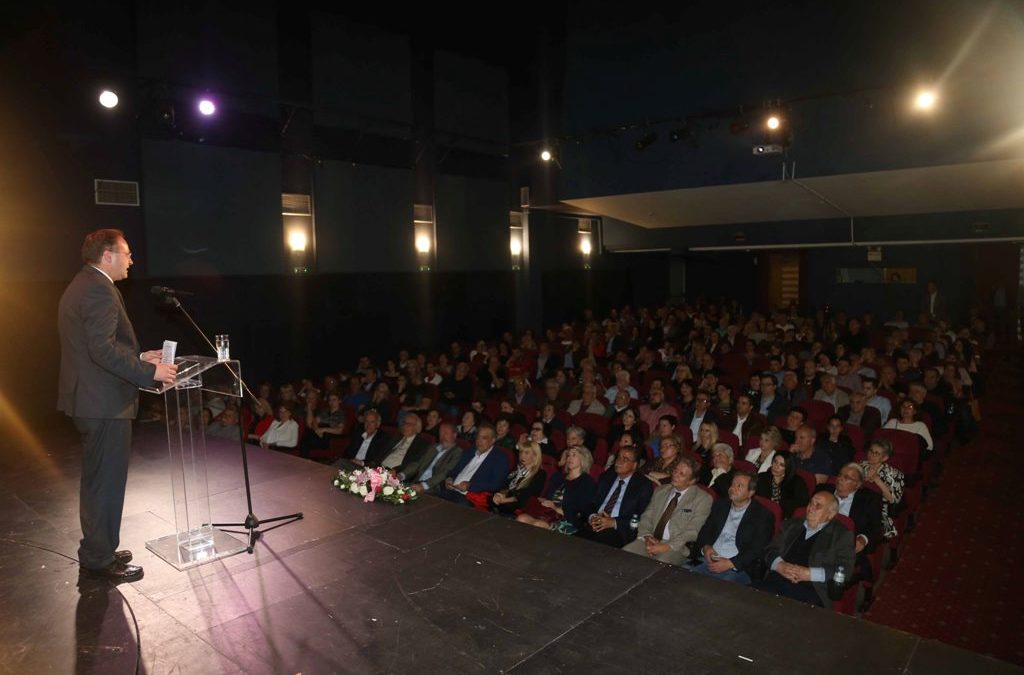 Φωτορεπορτάζ από την ομιλία του Στέλιου Βαλιάνου στους ετεροδημότες στη Θεσσαλονίκη